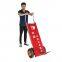 Portable  200kg heavy duty  two-wheel stair climbing building material mover lithium battery electric hand trolley