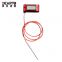 Customizable flexible wire Pt100 sensor probe digital thermometer with wireless data transmission