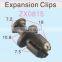 JZ factory supplies Auto plastic expansion clips car door panel rivets fasteners bumper clips