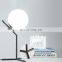 Nordic modern table lamps for living room white glass ball table light iron round ball desk lamp Reading