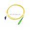 Fiber optic jumper cable 10meters 3.0mm SC/APC-LC/UPC  Simplex Single mode G652D hot selling single mode fiber optic patch cord