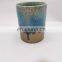 antique blue small luxury chinese porcelain ceramic flower vase set for home decor