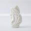 Modern Nordic Ceramic Porcelain Home Decor Irregular Shape  White Black Vase For Flower Arrangement