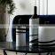 Modern Luxury Black Ink Hand-painted Painting White Porcelain Ceramic  Vase for Table Decoration