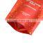 Custom design stand up pouch coffee bag with valve and zipper