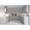 CBMMART wholesale villa modern style kitchen cabinets wooden storage lacquer gray glossy kitchen cabinet