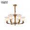 HUAYI Factory Direct Sale Hotel Living Room Dining Room Multipurpose Hanging Chandelier Pendant Light