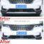 Car Accessories For Kia Carnival 2022-2023 3Color ABS Front Fog Light Lamp Frame Cover Trim 2pcs