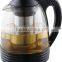 Customized color quality glass teapot, borosilicate glass tea kettle