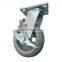 12 Inch Heavy Duty Pu Mobile Ringlock Scaffolding Caster Wheel With Brake Scaffold 12'' Caster Wheel