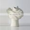 Modern Nordic Irregular Shape White Matte Ceramic Home Decor Flower Vase