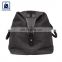 Fashion Style Anthracite Fittings Cotton Lining Material and Zip Closure Type Genuine Leather Duffel Travel Bag for Men