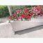 Weldon outdoor stainless steel windbreak glass cafe barrier, Pavement division Floor movable flower pot