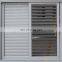 Aluminium grey louver window for sunshading