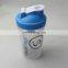 400ML Personalized Custom BPA Free Gym Water Bottle Protein Shaker with SS304 Mixing Ball