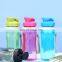 Branded Drinking Stylish Japanese Reusable Wholesale Classy Fancy 500ml Plain Gym Plastic Sports Transparent Eco Water Bottles