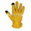 High Quality TPR Cut Resistant Level 3 Work Safety Touch Screen Impact Cow Welding Leather Woking Gloves