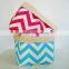 Wholesale Chevron Bag Chevron Canvas Storage Bin