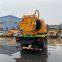 Sinotruk 6-wheel high-pressure dredging vehicle with suction function