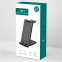 3-in-1 Black & White Folding Wireless Charger Multifunction 3-in-1 Charging Solution