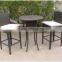 Less Price outdoor product woven bar stool