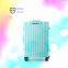 Luxury Metal Hard Shell Spinner Suitcase Travel Trolley Case PC Luggage with 360 Degree Wheels with Tsa Locks