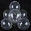 Hot Selling Big 18 36 Inch Happy Birthday Party Globos Helium Biodegradable Latex Round Balloon Transparent Balloon Clear Balloons