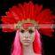 indian feather headdress/ feather headpiece carnival