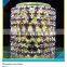 Sew on Crystal Cup Chain Sapphire Pointback Rhinestone Chain Roll 10 Yards