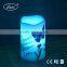 Battery operated remote control led flameless color changing candle