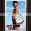 shopping mall indoor super slim acrylic crystal light box LED sign