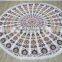 Luxurious round towel microfibre round beach towel with fringes