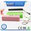 Portable keychain 2600mah portable charger lithium battery power bank