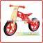 Hot sale handmade and colorful 12 inch eva tire child wooden bicycle