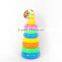 Intelligent plastic circle toss toys game, rainbow ring toys for Wholesale, game toys for children, EB034004