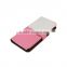 For iPhone leather case, smart phone flip cover, protective stand case for Apple phone