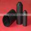 Black cable end cap for electrical wires