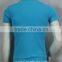 cotton/spandex slim fit V-neck silkscreen+glitter print man polo t-shirt