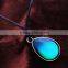 New Trendy Safe Material Elegant Stone Jewelry Teardrop Necklace for Retailer
