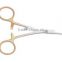 5" gold fly fishing metal mosquito Forcep
