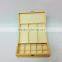 handmade high quality wooden layered photo frame box with compartments pine