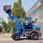 small front loader with hydraulic joystick