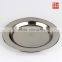 Wholesale restaurant and hotel use silver glass plate