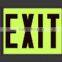 UL 924 Photo-luminous exit sign RED COLOR