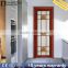 waterproof frosted custom swing aluminium glass bathroom door wooden corlor for villa                        
                                                Quality Choice