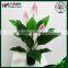 artificial peace lily flower artificial flower pot