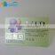 Plastic Transparent VIP Card with Hot Stamp Siver