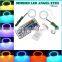 Epistar Chips 5050 Smd White PCB 40mm Full Circle Toyota Angel Eyes Headlight