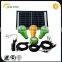 2016 new product motion sensor 6w 9w 12w outdoor led solar camping light with 3 bulbs                        
                                                Quality Choice
