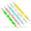 5Pcs/Set High Quality Two-Way Dotting Pen Marbleizing Painting Tool Nail Art Dot Set